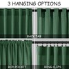 Linen Cafe Boho Kitchen Short Curtains 24 Inch Length 2