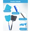 CUNCUI Fly Swatter Heavy Duty Set, with Durable Telescopic Stainless