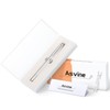 Asvine J16 Brushed Titanium Fountain Pen Jowo Medium Nib Piston