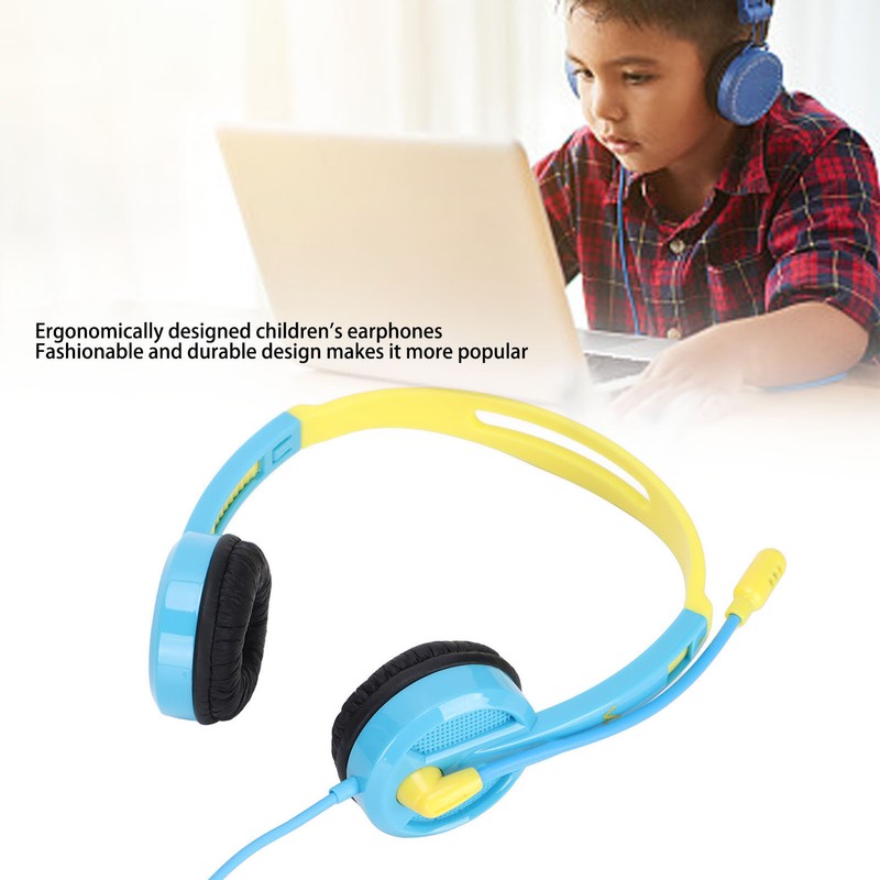 Children's Learning Headphones Adjustable Light Weight Noise Reduction Kids Headphones