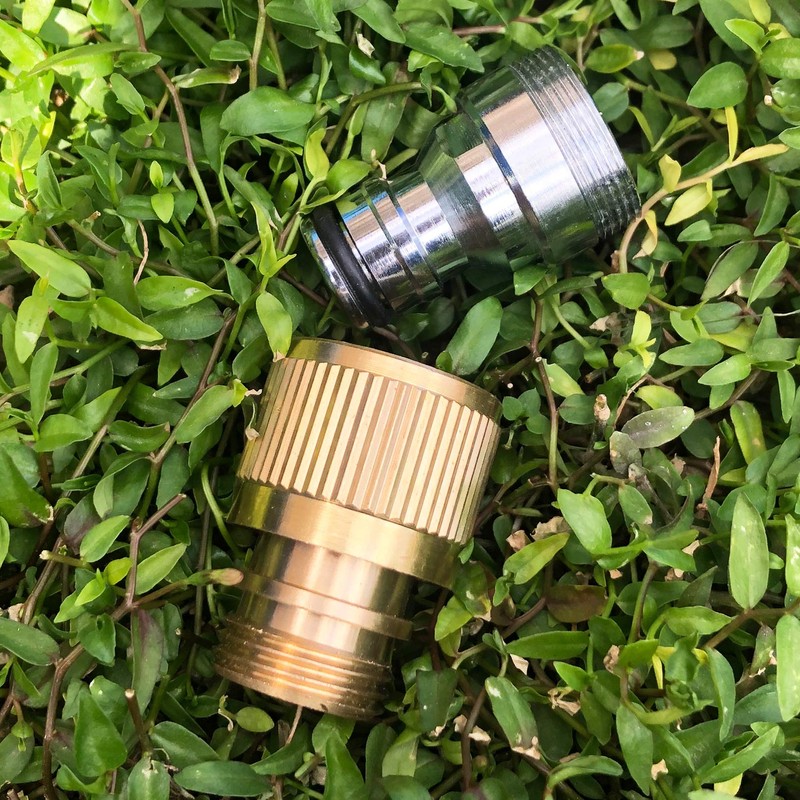 Quick Disconnect Shower Hose to Sink Faucet Snap Adapter, Indoor