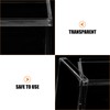 HEALLILY 10pcs Clear Box Clear Decorative Boxes Acrylic Plastic Square