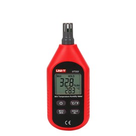 TopHomer Temperature and Humidity Meter - Handheld Backlight Temperature Humidity Meter 4 Digit LCD Display for Industrial, Agriculture, Home Use