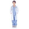 Underwraps Children's Doctor Scrubs with Lab Coat Costume Set, Blue/White,