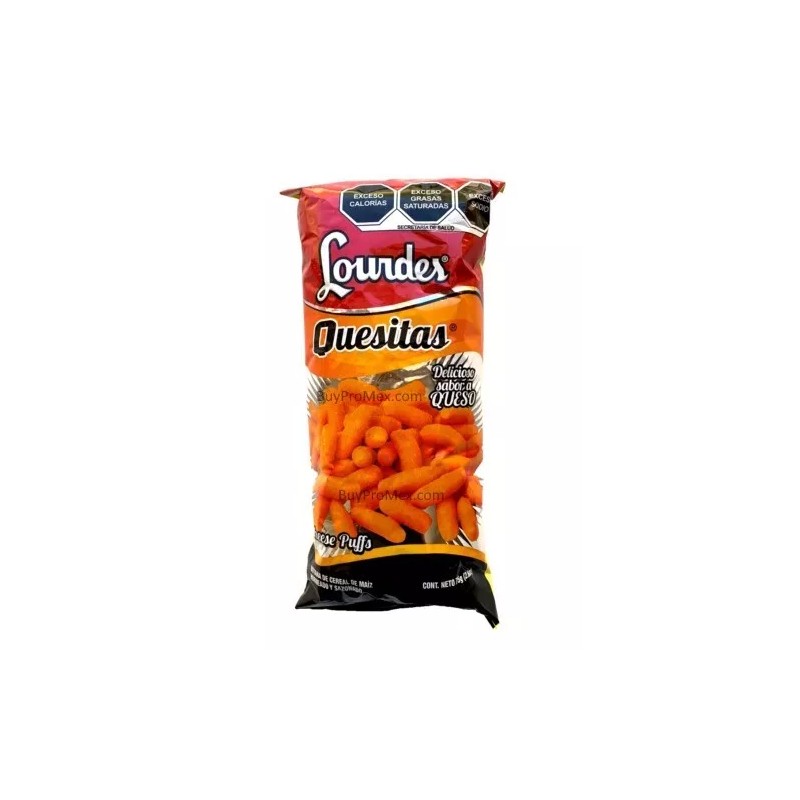 Lourdes 5-Pk Lourdes Quesitas / Lourdes Cheesy Puffs 75g/2.64oz