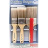 Cutting Edge Premium Synthetic Paint Brush Sets - 5-Brush or
