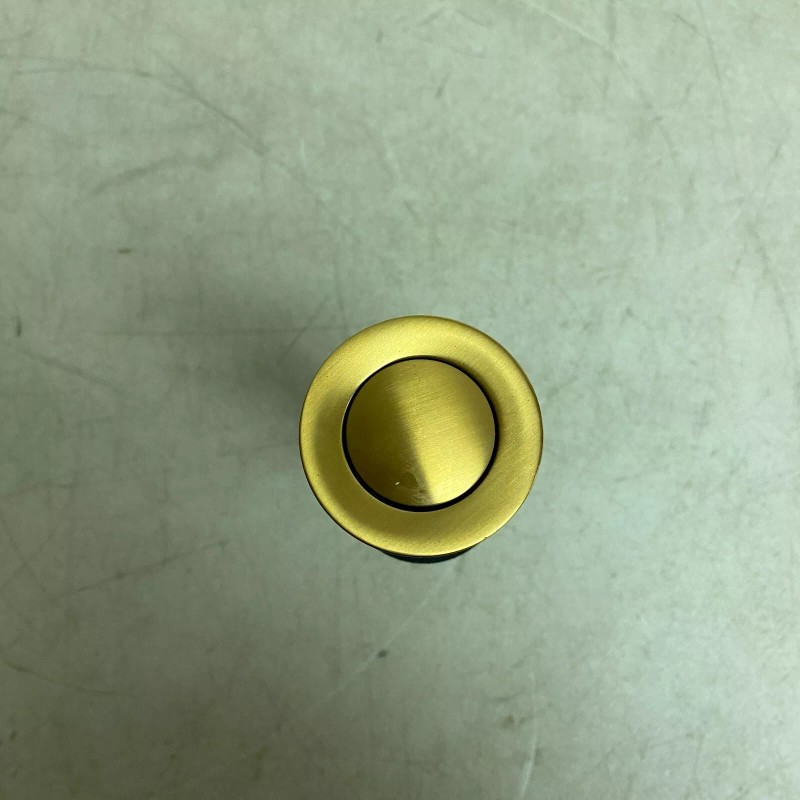 SIGNATURE HARDWARE EXTENDED PRESS TYPE POP UP BATHROOM DRAIN OVERFLOW