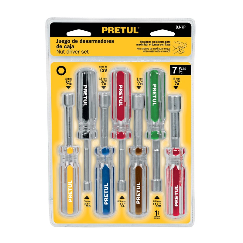 Set of screwdrivers, 7 rooms, Pretul