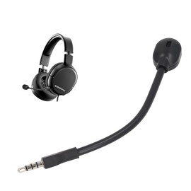 Microphone Replacement for Arctis 1 Headset, 3.5mm Detachable Microphone Boom Mic Replacement Noise Cancelling