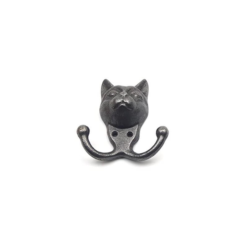 Cast Iron Novelty Cat Coat Hook - 110mm x 100mm
