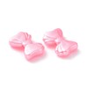 DanLingJewelry 100Pcs Opaque Acrylic Bow Beads Colorful Bowknot Tie Beads