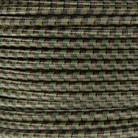 Paracord Planet | 1/4 Inch Elastic Shock Bungee Cord Nylon Crafting Stretch String Rope | Made in The USA | Multi Camo, 25 Feet