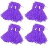 PUZINE 12 Pack Cheerleading Pom Poms with Baton Handle for