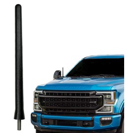 AntennaMastsRus - The Original 6 3/4 Inch is Compatible with Ford F-550 Super Duty (2017-2023) - Car Wash Proof Short Rubber Antenna - Internal Copper Coil - Premium Reception - German Engineered
