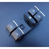 Window Regulator Switch Set 4 Door Aluminium Look Upgrade Version
