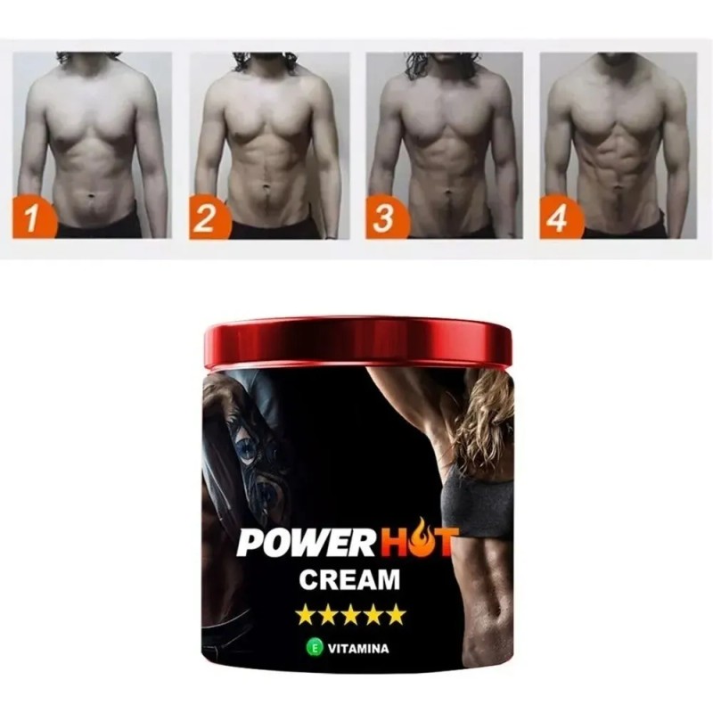 Crema Quema Grasa Reductora Cintura Reafirmarte 300gr Power Hot