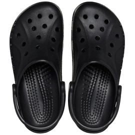 Crocs Unisex Via Clog, Slip-on Shoes for Men and Women, Black, Numeric_10 US