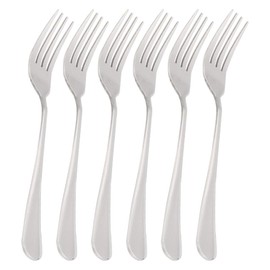sourcing map Stainless Steel Forks 6 Pcs Salad Dinner Fork Tableware Dinnerware for Eating Cooking 7"