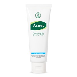 Acnes Clear & White Creamy Wash Cleansing Foam 100g, 2 pieces / 아크네스 클리어 앤 화이트 크리미워시 클렌징 폼 100g, 2개