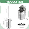 2 Pack Stainless Steel Tea Infusers, Extra Fine Mesh Strainers