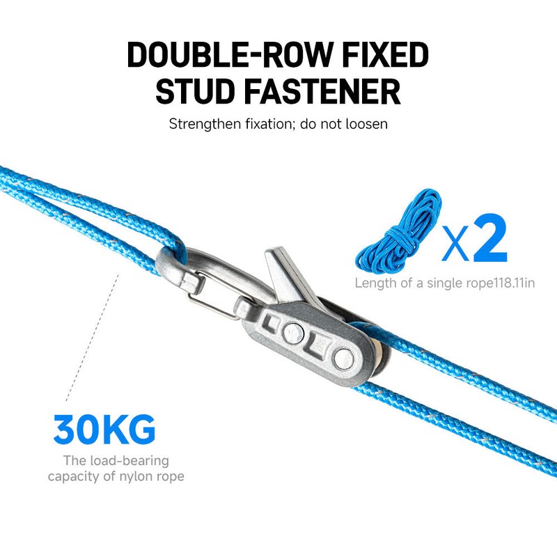 8PCS Retractable Lanyard Set with Storage Case, Anti Loss Coiled