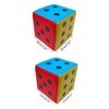 jiulonerst 20/12cm Super Large Dice, Colorful Six Sided Sponge Dice