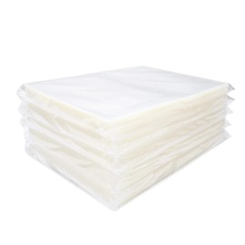 PouchWorth 500 pcs Clear 8" x 12", 3 mil Vacuum Chamber Bags Great for Food Vac Storage