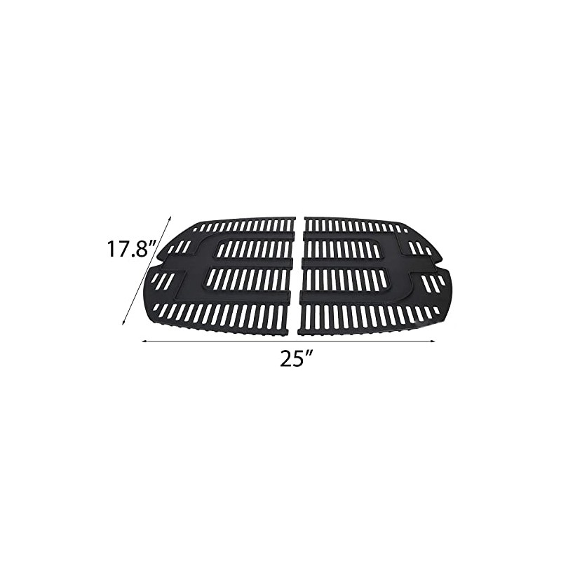 Votenli C764F(2-Pack) 25 x 17.8 inches Cast Iron Cooking Grid