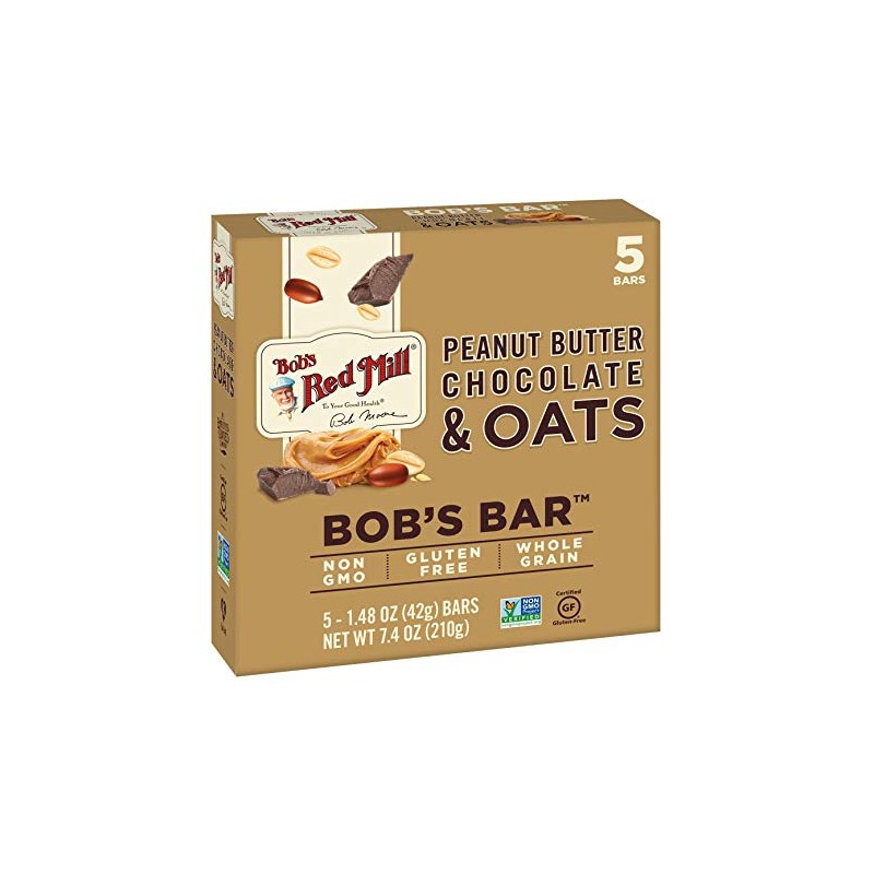 Bob's Red Mill 5pk PB Chocolate & Oats Bar, 5