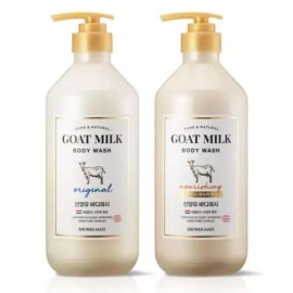 ShowerMate 슈퍼적립 샤워메이트 산양유 바디워시 800ml2개+산양유비누4입 세트 [산양유 로션 오리지널2] Super Earn Shower Mate Goat Milk Body Wash 800ml x 2 + Goat Milk Soap Set (4 Pieces) [Goat Milk Lotion Original 2]