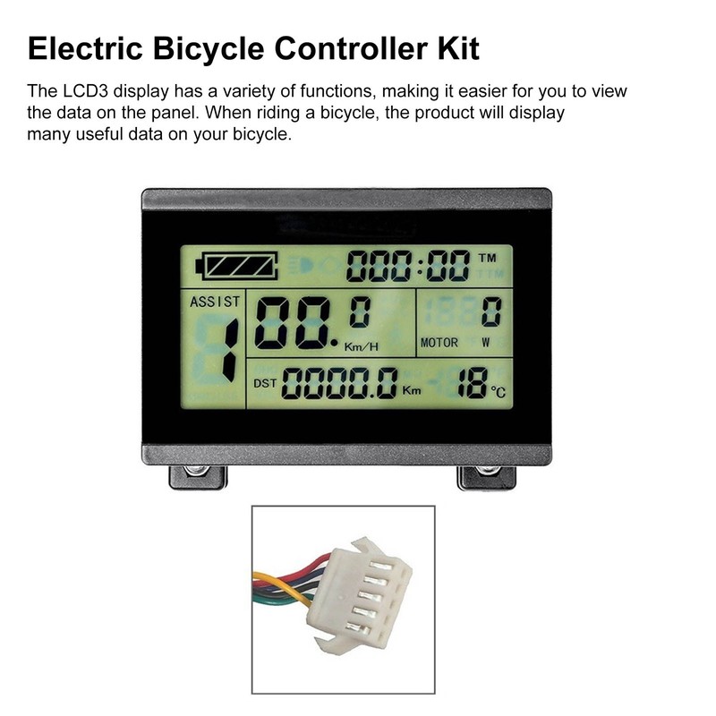 Electric Bicycle Controller Dispaly Kit 22A 36V 48V 550W Brushless