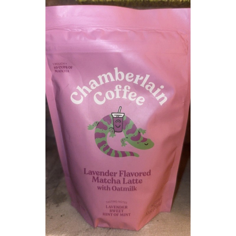 Chamberlain Coffee Blue Matcha Latte With Oat Milk 10oz Pouch