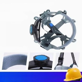 Fonowx 8 Point Hard Hat Replacement Suspension Construction Hard Hat Liner Universal Adjustable Attachment Directly Replace, Knob Adjustment