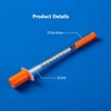 100pcs/pack 0.5ml Dispensing Measuring Tool with 31G (6mm long), Laboratory