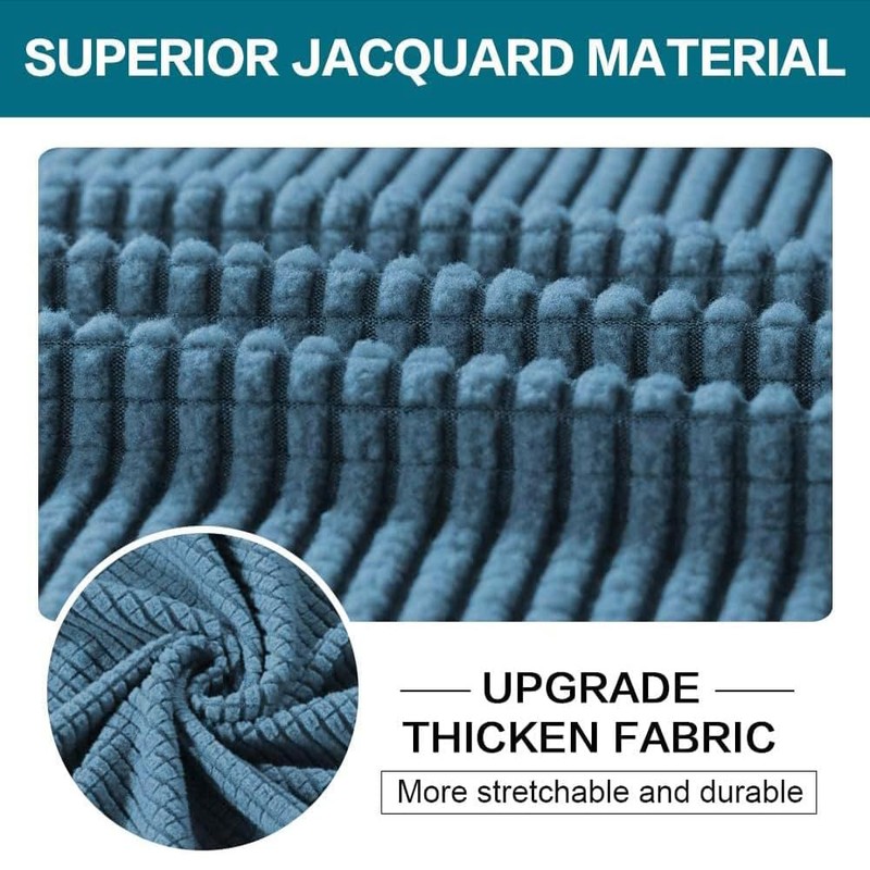 Turquoize 4 Piece Sofa Covers for 3 Cushion Couch Sofa