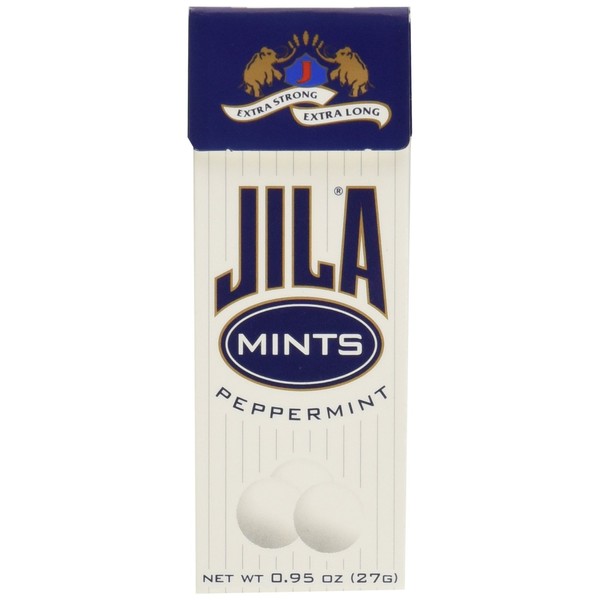 Jila Mints, Peppermint, 0.95-Ounce Packages (Pack of 12)