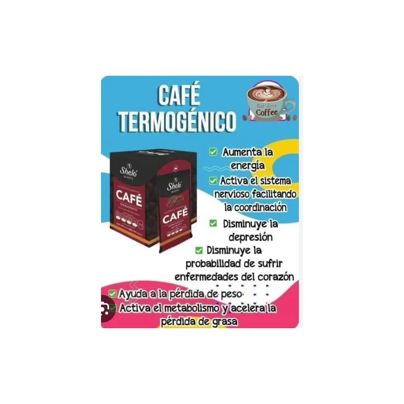 2 Pack Café Termogénico Reductor Sheló Nabel