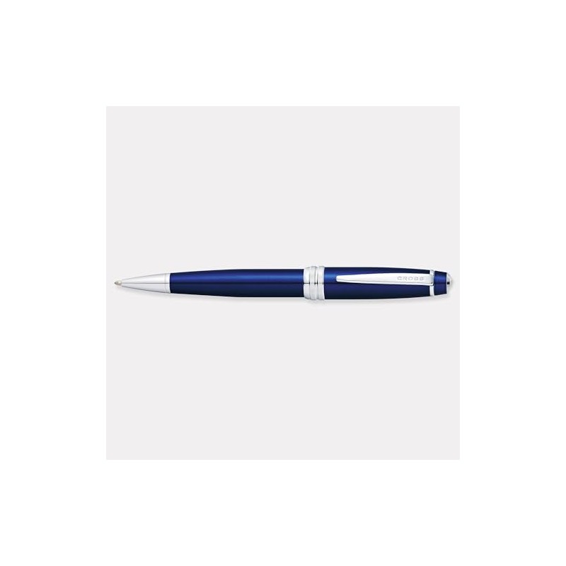 THINGS REMEMBERED Engraved Cross Bailey Blue Lacquer & Chrome Ballpoint