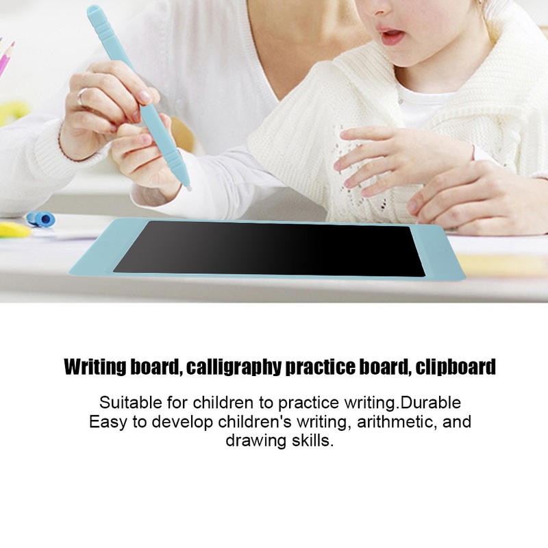 Ultra Thin Tough Blue 10 Inch LCD Tablet Children Drawing