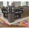 Spencer-3D O-Scale Taco Bell Restaurant 3D Sign Plastic Decals