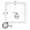 Morvat Spring Access Panel 12x12 Inch for Ceiling & Drywall,