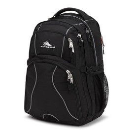 High Sierra Swerve Laptop Backpack, Black, One Size
