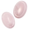Nupuyai 2 Pieces Natural Rose Quartz Stone Gemstone Thumb Stone