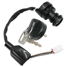 Aynaxcol Ignition Switch with Keys 27005-56719 Replacement for Kawasaki Brute Force 750 KVF750 2005-2017 Replacement for Prairie 700 KVF700 2004-2006 Replacement for Brute KFX700 KSV700 2004-2009