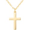 Cossa 14K Gold Cross Necklace for Women Gold 14K Gold