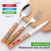 GSCWLD Kosher Kitchen Labels, 300 Pieces, Meat Dairy Pareve Stickers,