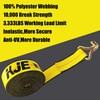 KJE KJE 4 Pack Ratchet Straps Heavy Duty,2" x 27'
