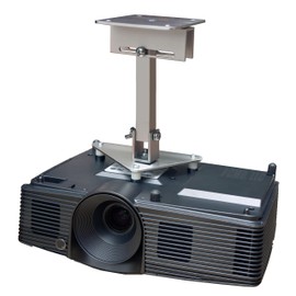 PCMD, LLC. Projector Ceiling Mount Compatible with Hitachi CP-A52 CP-A100 CP-A200 with Lateral Shift Coupling (10-Inch Extension)