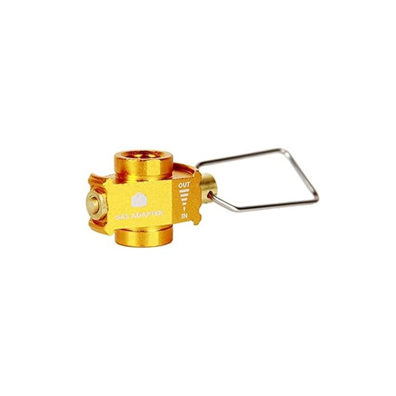 rflaueo 1pc Camping Gas Saver Plus Gas Converter Shifter Refill