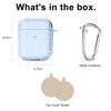 Svanove for Airpods Case Clear Glitter (1st/2nd), Cute Sparkle Bling